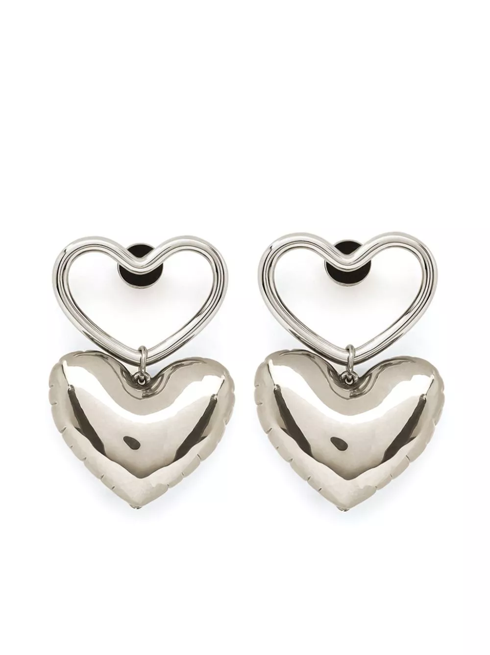 Cheap Nina Ricci Blow Up heart-charm earrings Women 0131