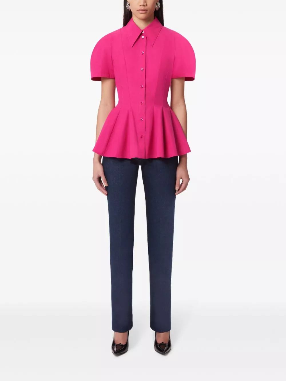 Cheap Nina Ricci poplin cotton shirt Women 0114