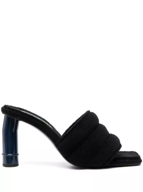 Nina Ricci towelling square-toe mules Women 0118