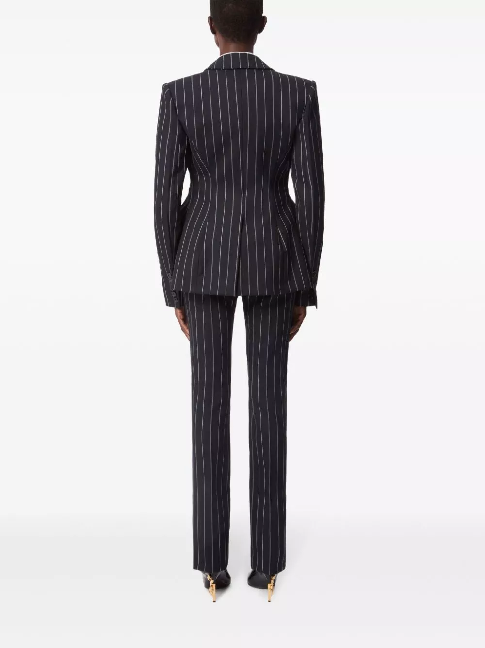 Affordable Nina Ricci pinstripe peplum blazer Women 0122