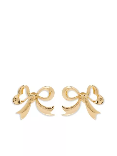 Affordable Nina Ricci Bow polished-finish earrings Women 0124