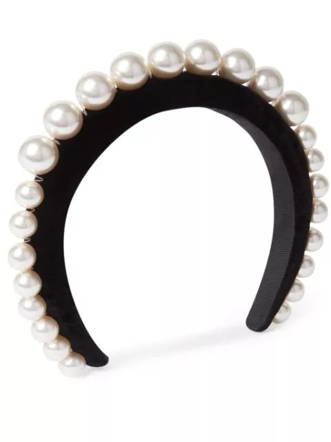 Nina Ricci pearl-embellished headband Women 0116