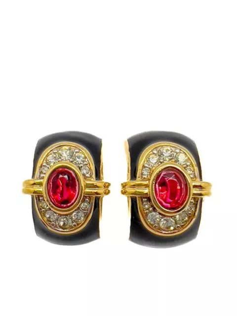 Cheap Nina Ricci 1980s Art Deco clip-on earrings Women 0120