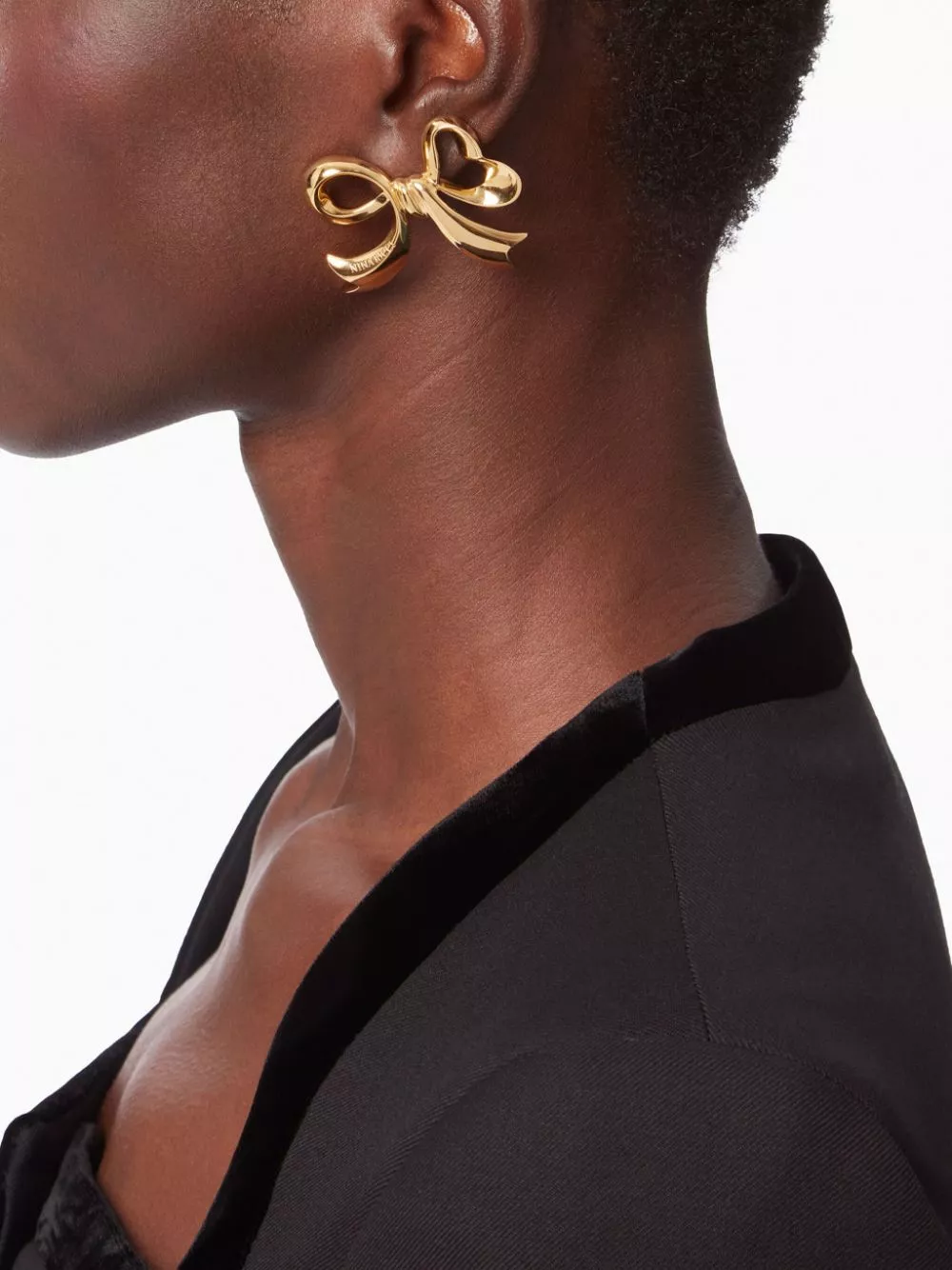 Affordable Nina Ricci Bow polished-finish earrings Women 0124