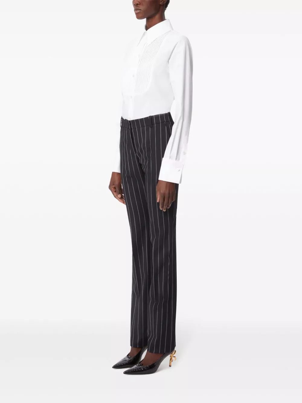 Affordable Nina Ricci pinstripe wool pants Women 0122