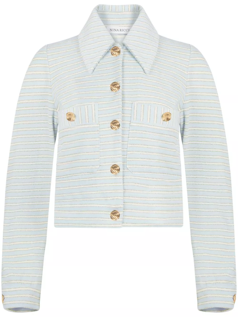 Cheap Nina Ricci striped cotton jacket Women 0127