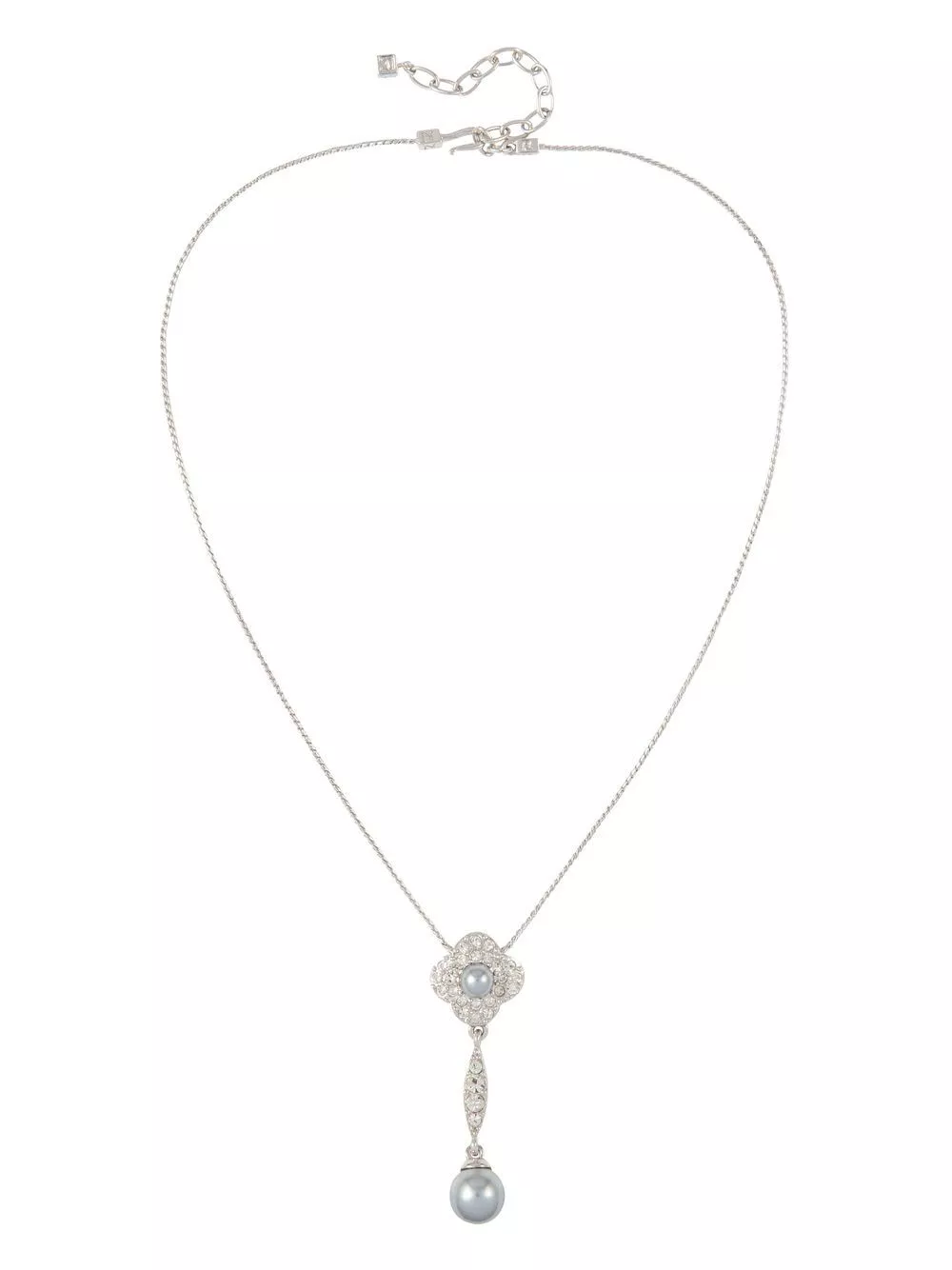 Cheap Nina Ricci 1990s crystal-embellished necklace Women 0123