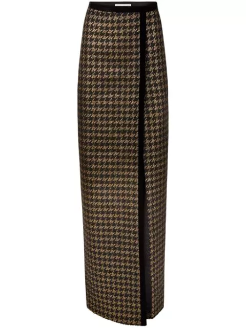 Nina Ricci Houndstooth Skirt Women 0113