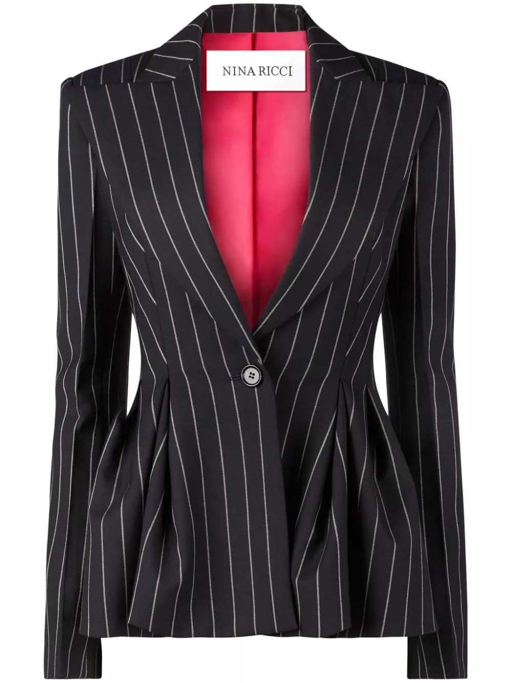 Affordable Nina Ricci pinstripe peplum blazer Women 0122