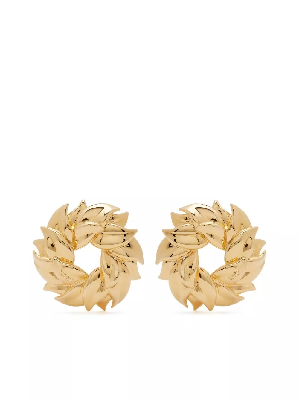 Affordable Nina Ricci petal twist earrings Women 0129