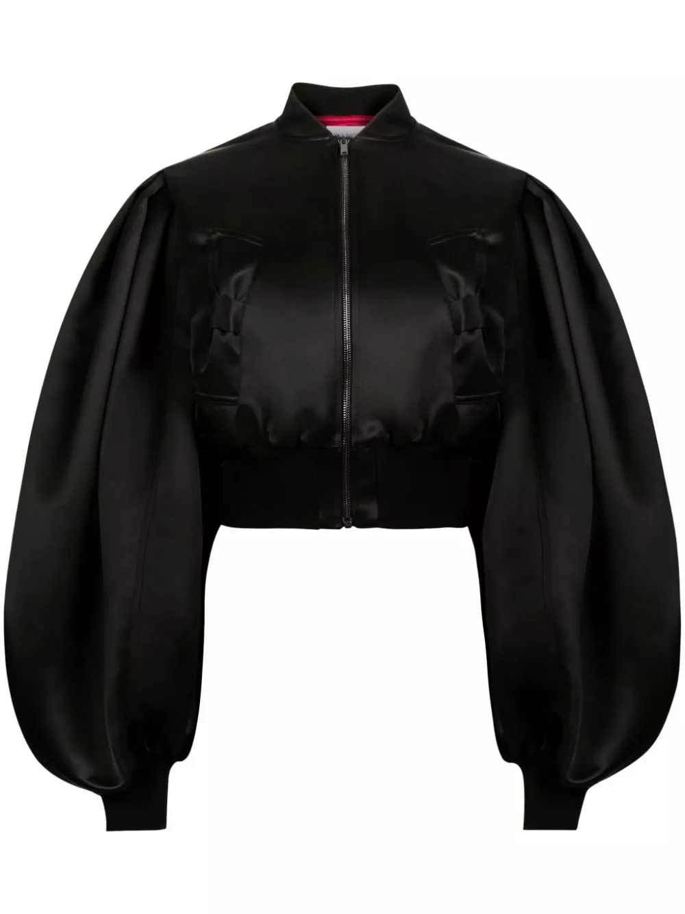 Cheap Nina Ricci cropped satin bomber jacket Women 0127