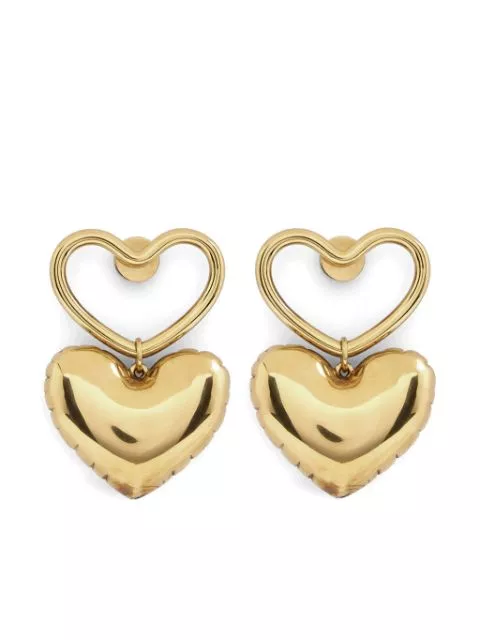 Cheap Nina Ricci heart charm dangle earrings Women 0120