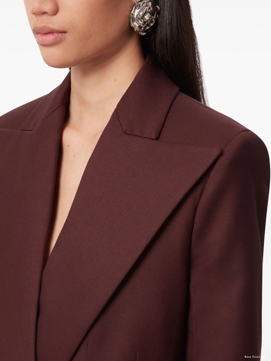 Cheap blazer Nina Women wool double-breasted Ricci 0219