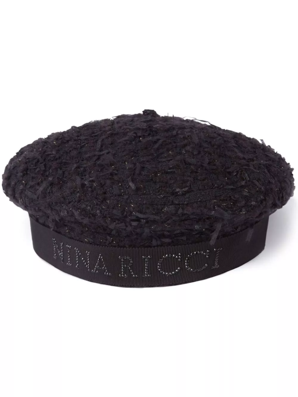 Cheap Nina Ricci logo tweed beret Women 0204