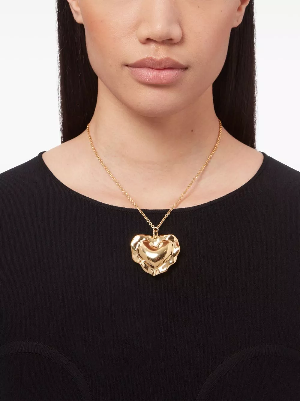 Cheap Nina Ricci cushion heart necklace Women 0203