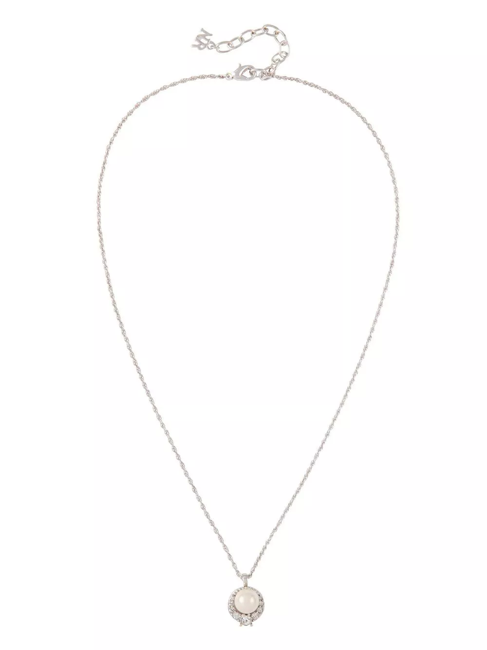 Affordable Nina Ricci 1990s pearl pendant necklace Women 0203