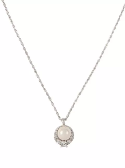 Affordable Nina Ricci 1990s pearl pendant necklace Women 0203