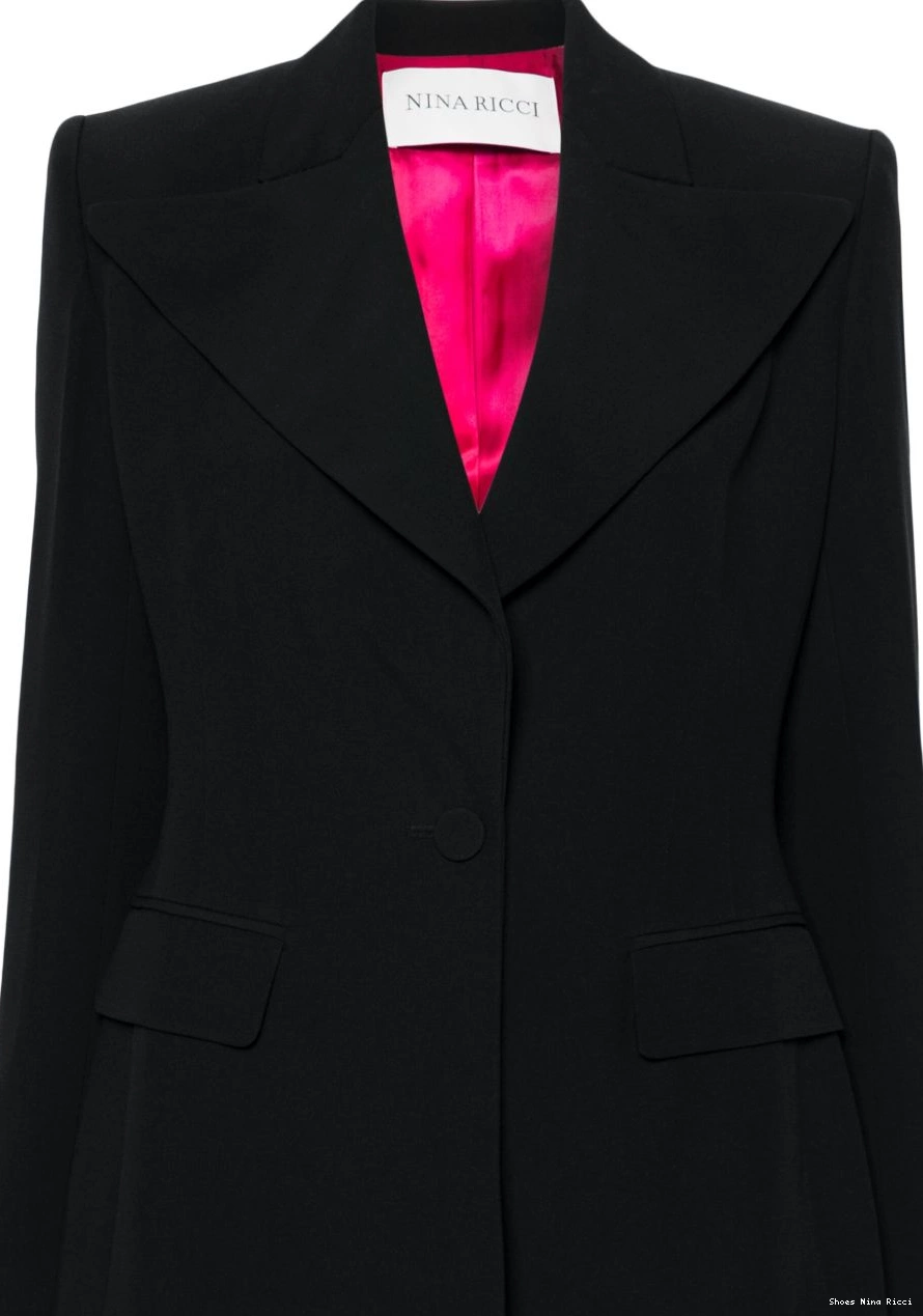 Cheap Women single-breasted Nina wide-lapels blazer Ricci 0228